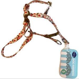 Blueberry Pet Dog Harness Small Pink Roses Print